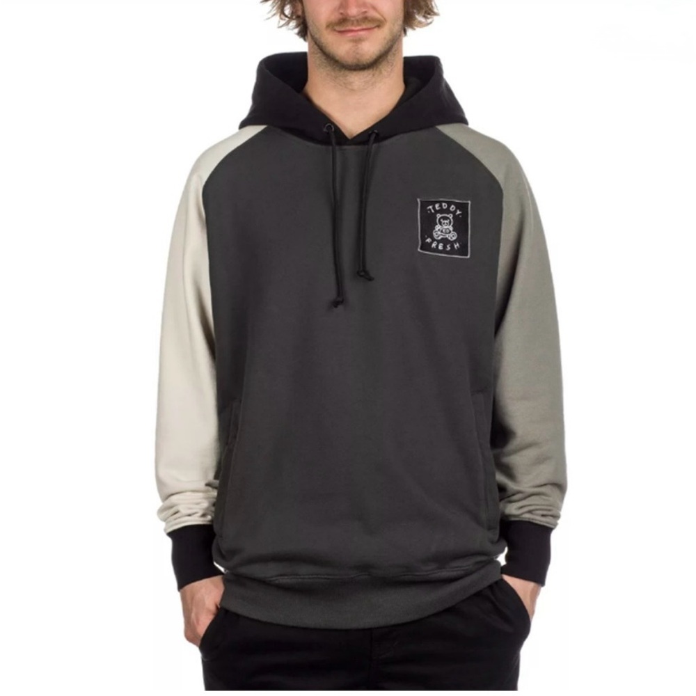 Teddy Fresh Oversized Color block Hoodie M